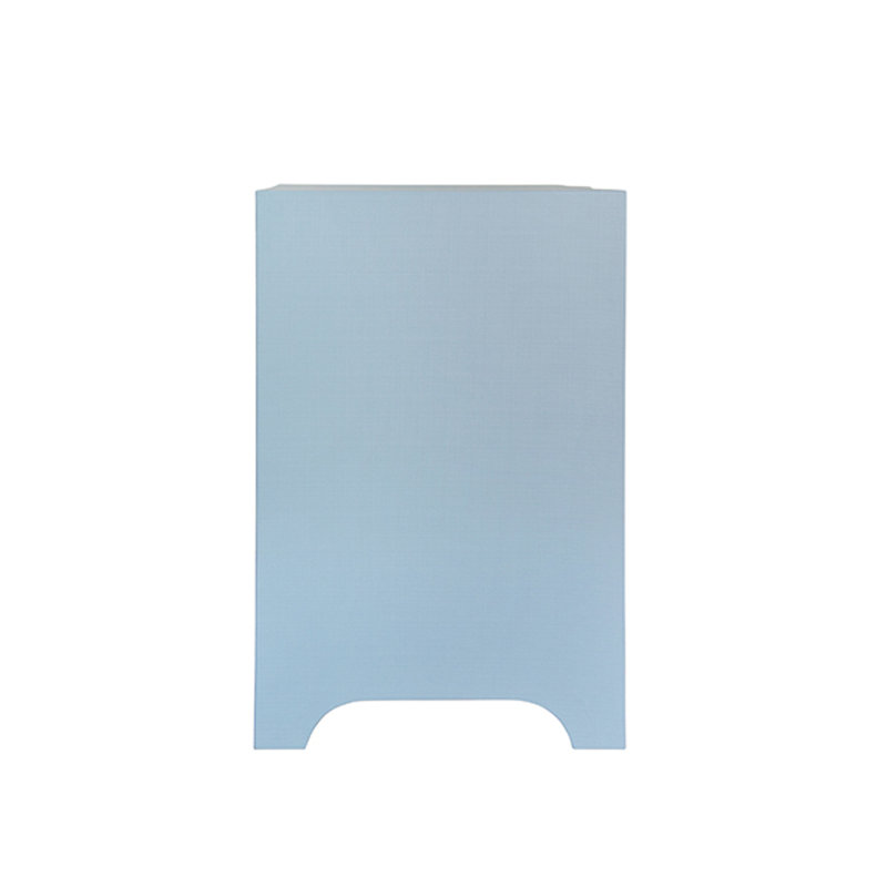 Helena Solid Wood End Table, Blue