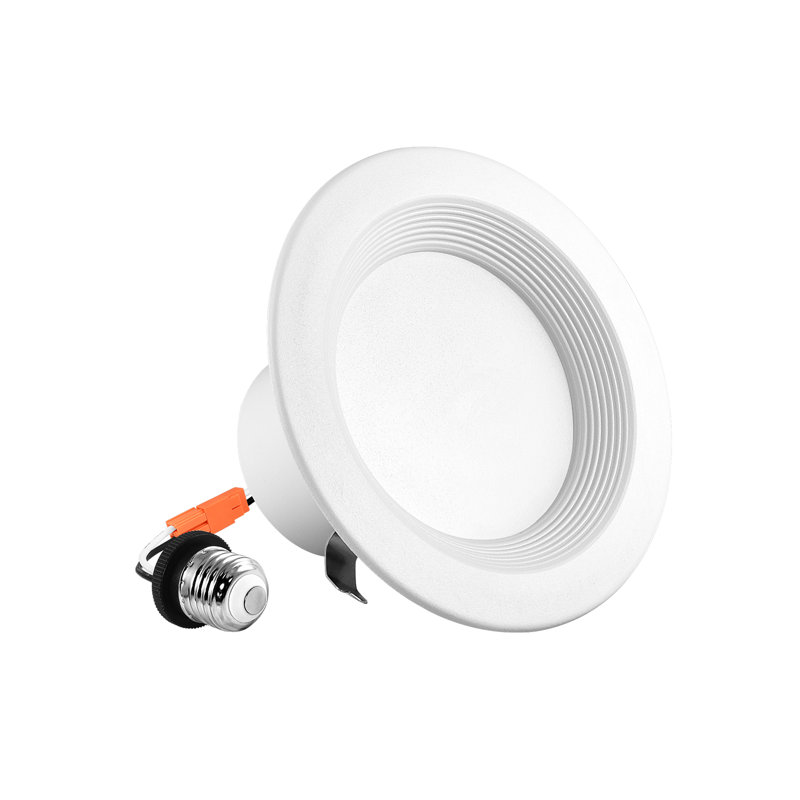 4'' Selectable Color Temperature Dimmable LED Retrofit Recessed Lighting Kit