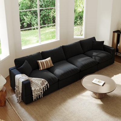 Upholstered Sofa, Cloud Couch Modular Sectional Sofa Couch For Living Room Bedroom