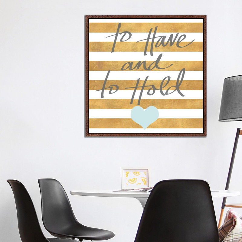 Wedding II by Sd Graphics Studio - Print on Canvas, Brown Framed Canvas, 66.04 cm H x 66.04 cm W