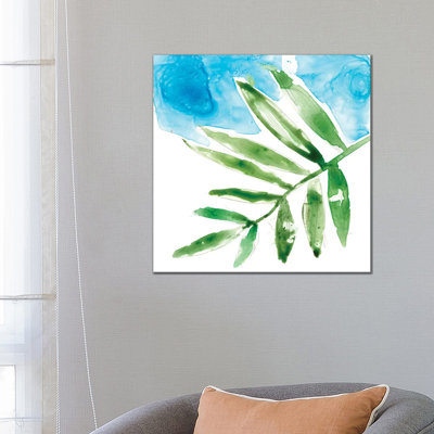 Tropical Display I by Jennifer Goldberger - Wrapped Canvas Painting