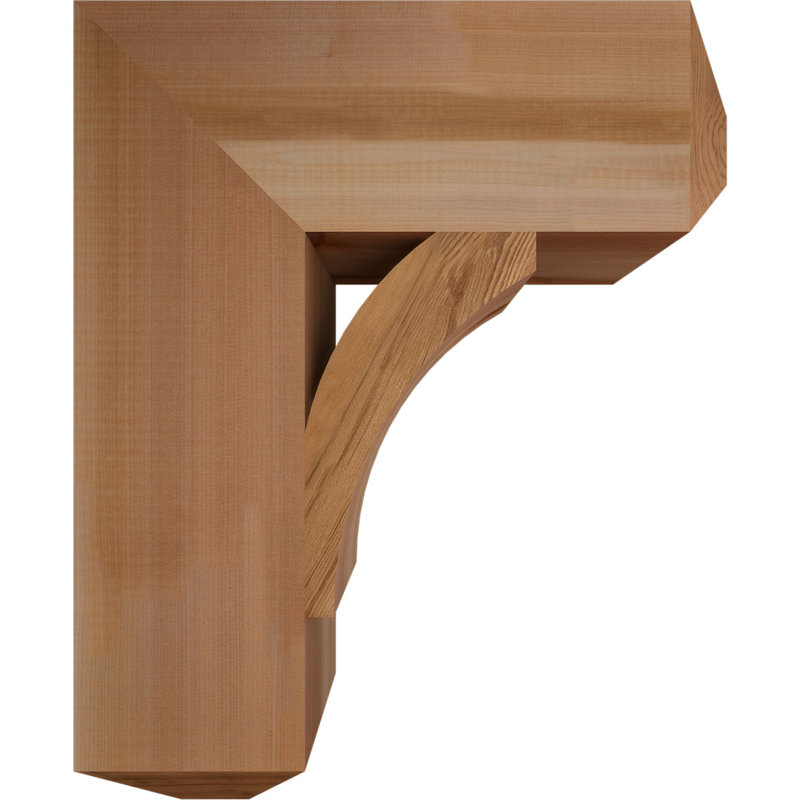 Support l 5 5 1/2 po x P 18 po x H 22 po Thorton Craftsman, Cèdre rouge de l'Ouest (lisse), H 22 po x l 6 po x P 18 po
