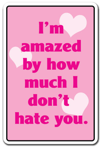Im Im Amazed By How How I Dont Hate You