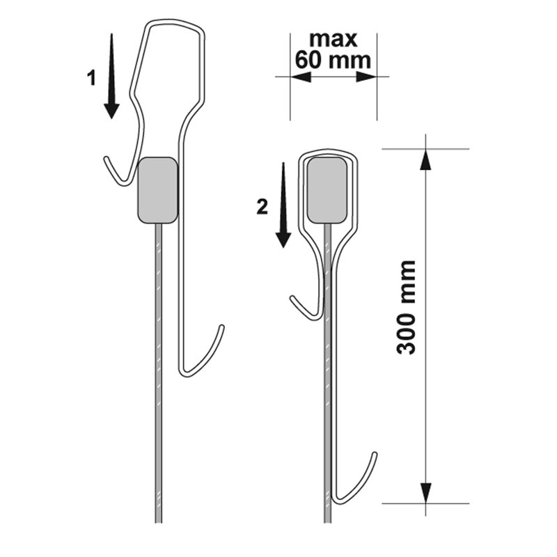 Elswick Over-the-Door Enclosure Hook