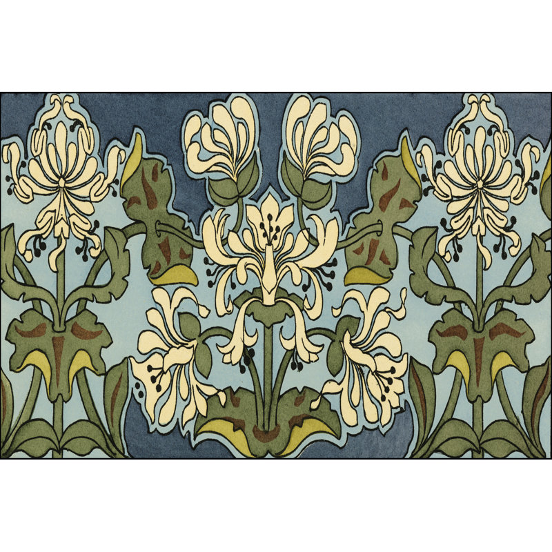 Honeysuckle Nouveau I by Anna Martin - Wrapped Canvas Print, 20cm H x 30cm W