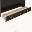 Lit escamotable Queen avec grands tiroirs et port USB, finition espresso brossé-1101701766
