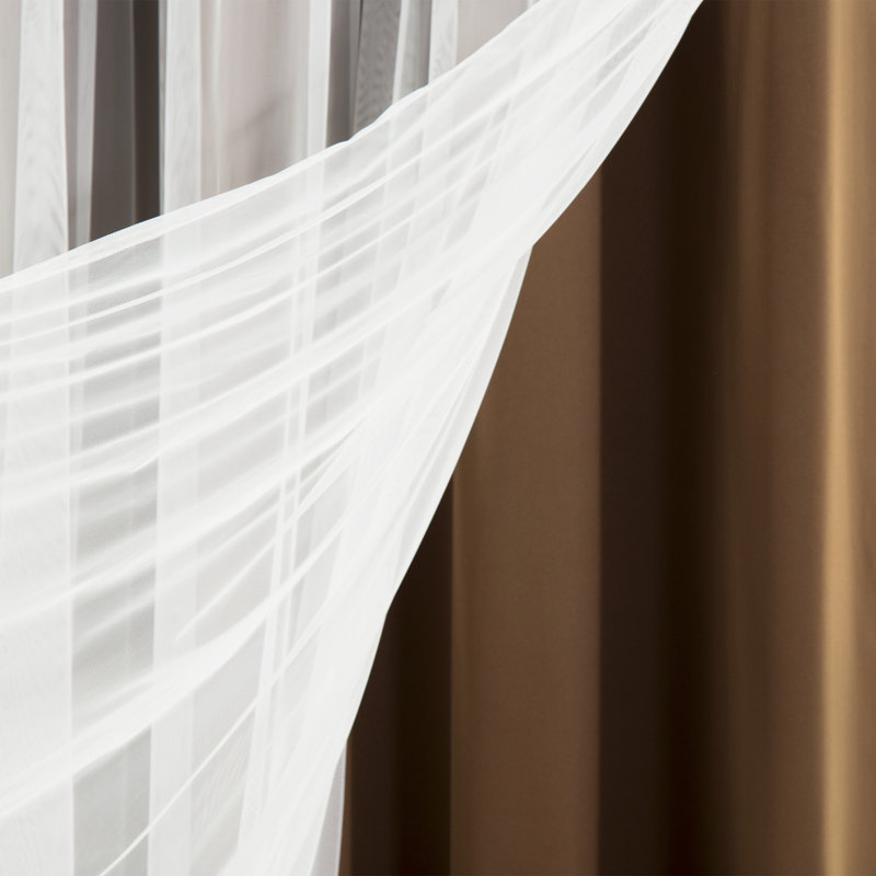 Granados Solid Room Darkening Thermal Grommet Curtain Panels, Chocolate, 52" W x 96" L