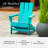 Ratcliff All-Weather HDPE Adirondack Chair-659335437