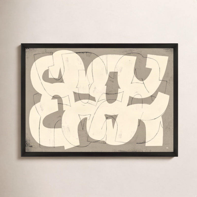 Drawing By StudioM Painting by StudioM, 17.5" H x 25" W x 1.25" D, Black Framed Paper