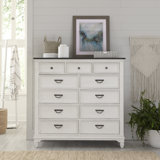Bethy Solid Wood 54'' W 11 - Drawer Dresser