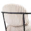 Ensemble de 2 fauteuils d'appoint rembourrés en velours côtelé avec coussin lombaire Aldarondo-132269721