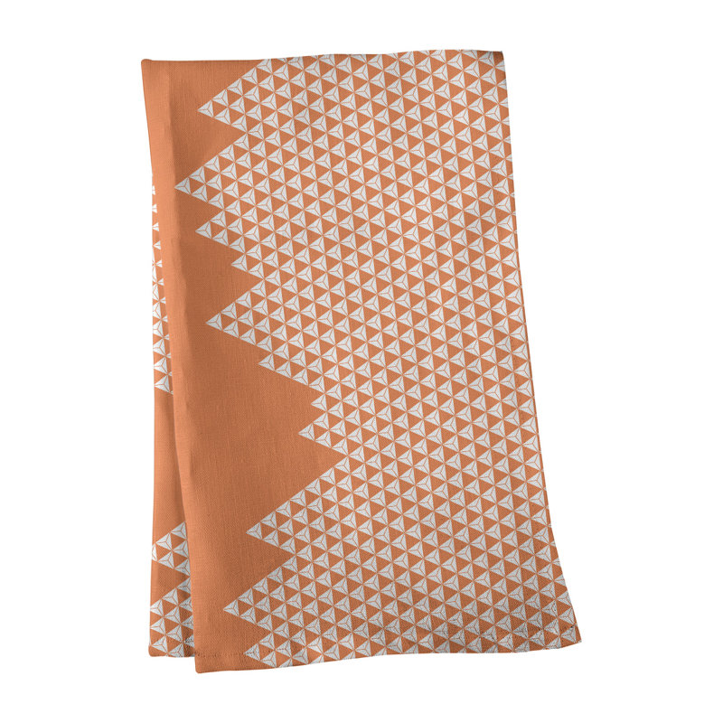 Tea Towel Kitchen Towel, Poly Twill, Orange