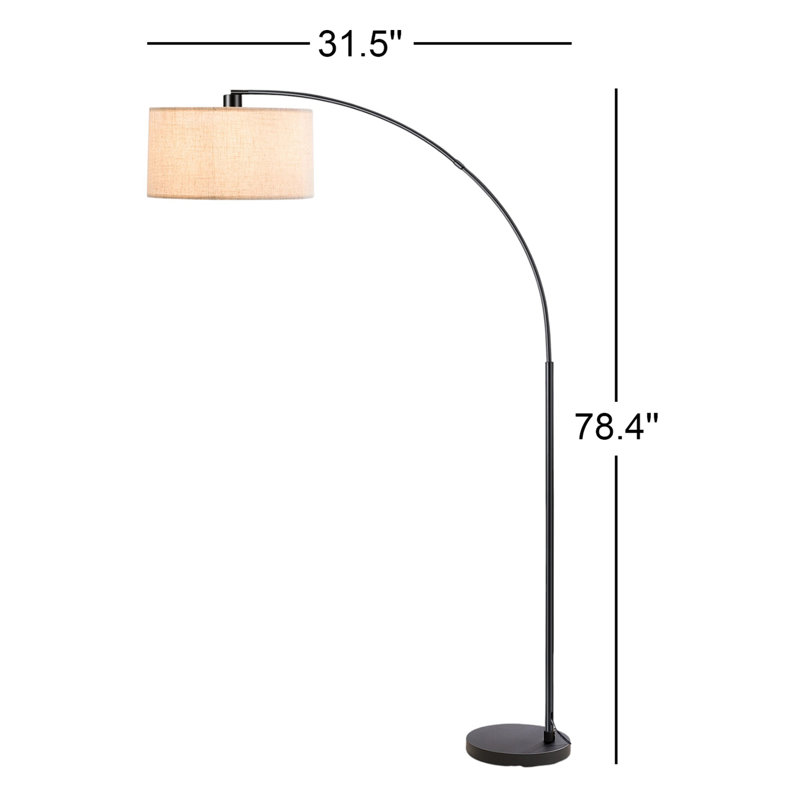 Lampe sur pied arquée 78,4 po Pantin, Cuivre rouge antique