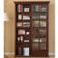 American style sliding cabinet door bookcase