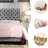 Linen Fabric Upholstered Bed Frame with Adjustable Headboard/Chesterfield-Styled/Wood Slat Support-1212258582-1212258590
