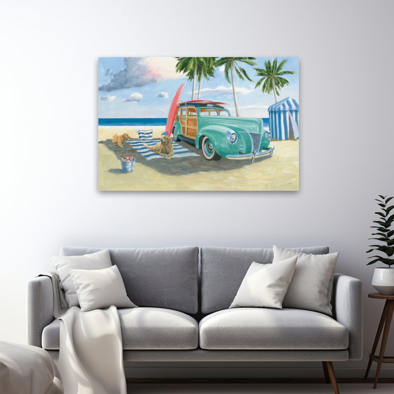 Balade nautique et côtière III, H 48 po x l 32 po