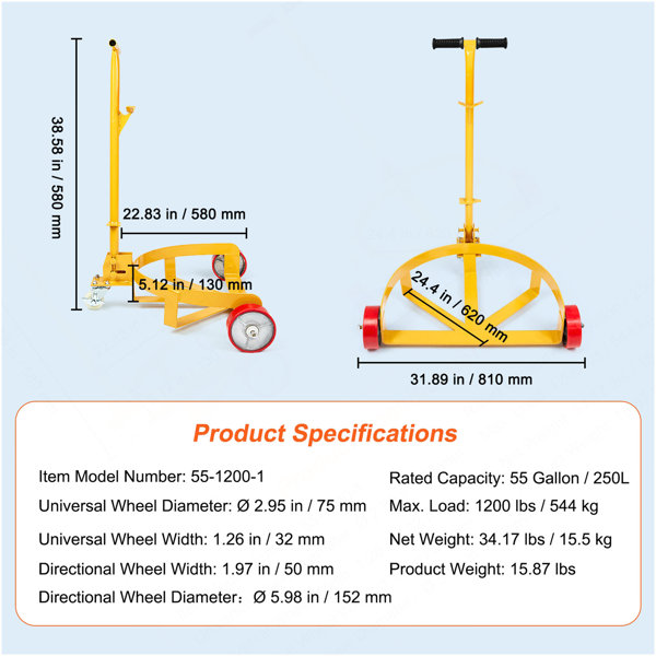 Dimensions du produit