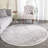 Bethlyn Geometric Ivory/Silver Area Rug-191090241