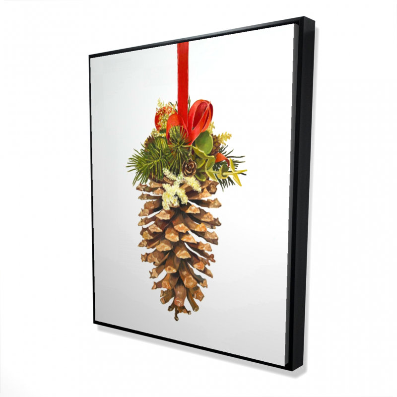 " Christmas Pine Cone ", 60" H x 48" W