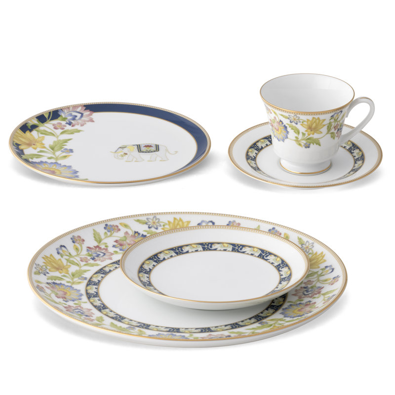 Couvert individuel 5 pièces Noritake Tusker Garden