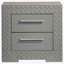 Table de chevet 2 tiroirs Pierce Grey-1309181352