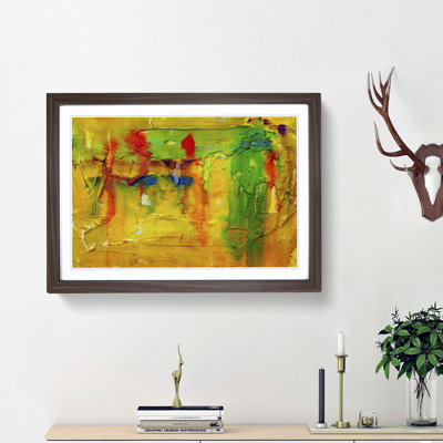 Abstract Art Painting Vol.453 by S.Johnson - Framed Print