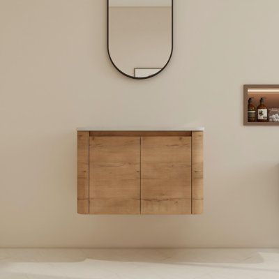30" Wall-Mounted Single Bathroom Vanity  Base