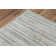 Tapis gris touffeté à la main Seasand
