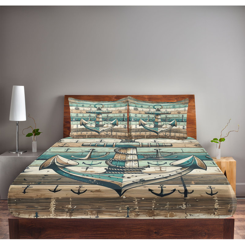 Ensemble de draps en microfibre Anchor, Très grand