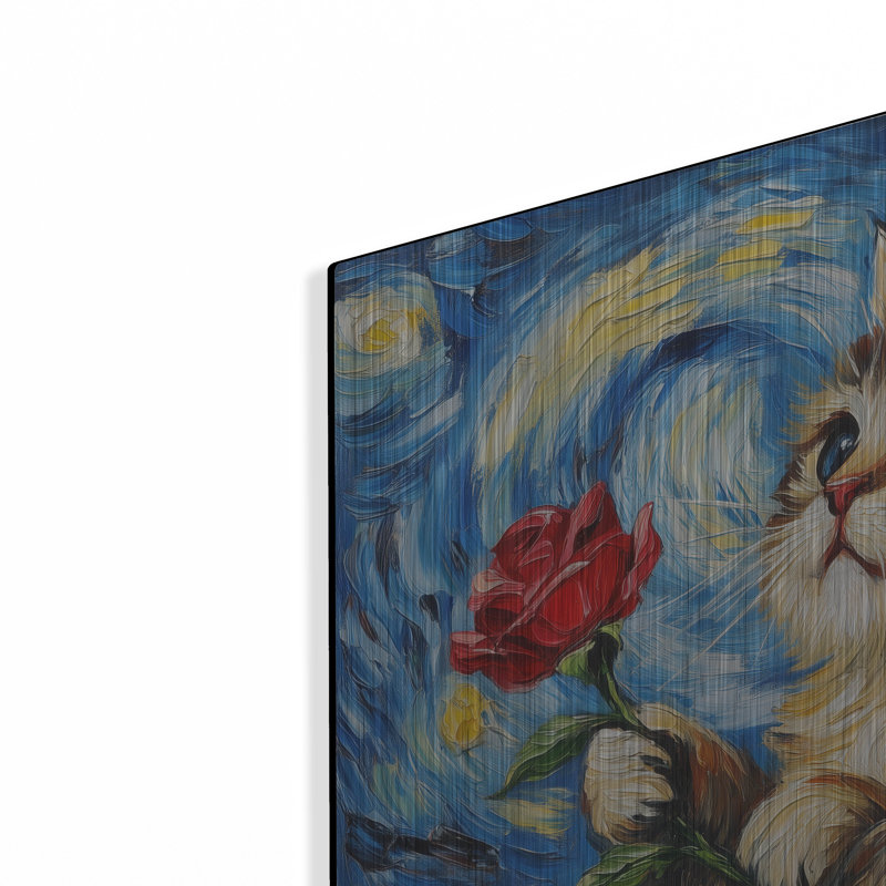 «Be Mine» par Rich Monet, art mural en métal, H 24 po x l 24 po