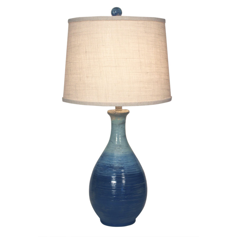 Lampe de table 29,5 po Vanegas, Bahama, Blanc cassé