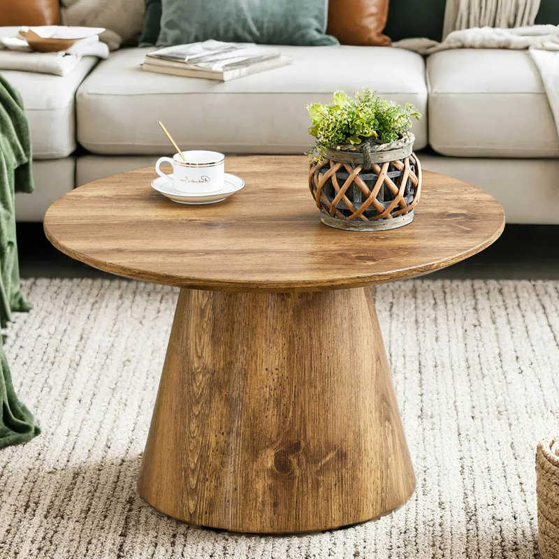 Table basse 25,6 po, Bois de chêne