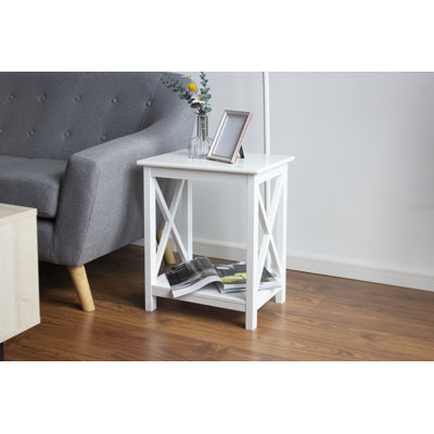 Liudger Trestle End Table