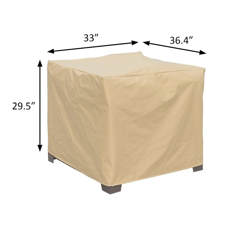Housse de protection pour chaise transitionnelle l 33 po - petite, brun clair