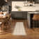 Nordic Power Loom Polyester Geometric Area Rug in Tan