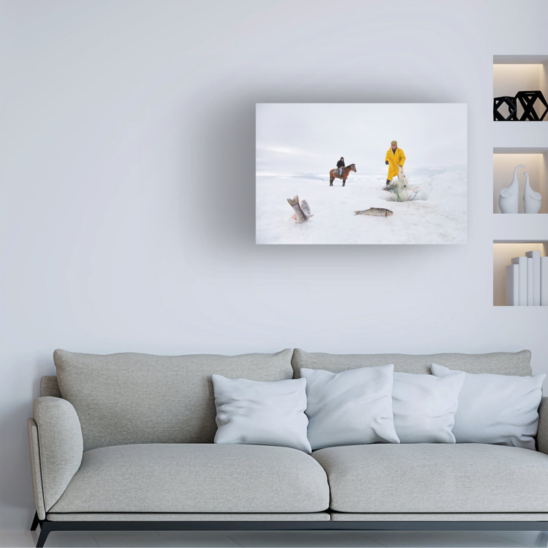 Art sur toile Nese Ari Fisherman, H 22 po x l 32 po