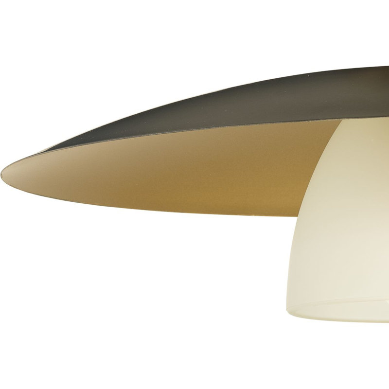 Luminaire suspendu conique à 1 lumière Willer, Bronze brossé