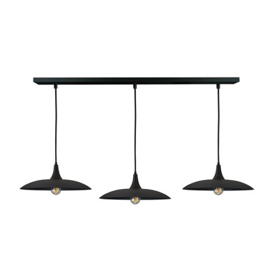 - Light Matte Black Dome Pendant