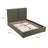 Upholstered Bed - Queen Size - Natural Performance Fabric With Recycled Polyester-1206692672