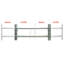 Firth Dakota Fields Silver Metal Pet Barrier for Lawn Edging