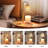 Candle Warmer Lamp with Timer & Dimmer, Adjustable Height Electric Wax Melt Warmer with 2 Bulbs, Amber K9 Crystal for Home Decor, Ideal Christmas & Mother‘s Day Gift-2045530629