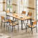 Rajibul Rectangular Outdoor Dining Table