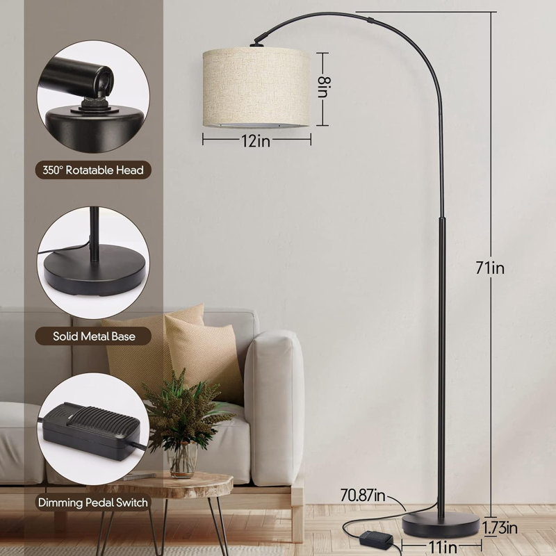 Lampe sur pied à intensité variable