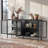 60"W Sideboard With 4 Glass Door