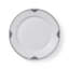 Black Lace Dinner Plate 10.83"