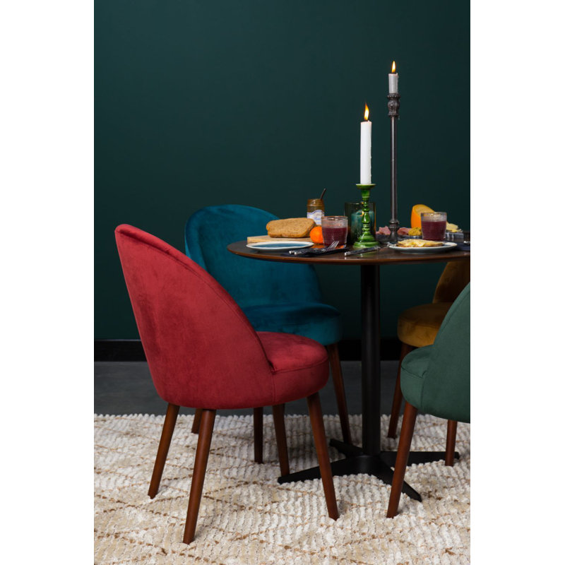 Upholstered Dining Chair, Red