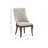 18.75'' H Fabric Upholstered Oak Armchair