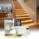 LED Smart Motion-Activated Stair Light with Remote Controlled Motion LED Step Light LED, Stair Lighting Adjustable Brightness Light Speed Steps Number(12Steps,3000k)