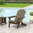 Grey Wooden Chair For Backyard And Patio With Foldable Feature & Cup Holder, 30.05 In. Deep X 36.79 Wide 33.53 High, 23.11 Lb Rustic Wood Folding Making Deck More Inviting-1215217776