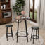 Élégant ensemble de table de bar 3 pièces avec tabourets de bar confortables, idéal pour les petits espaces et une utilisation multi-scénario, avec une fabrication solide et un assemblage facile